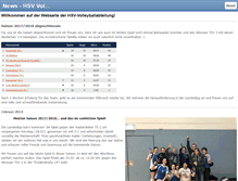 Tablet Screenshot of hsvvolleyball.de